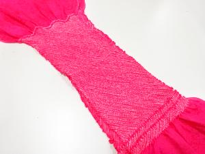 リサイクル　正絹　絞り帯揚げ